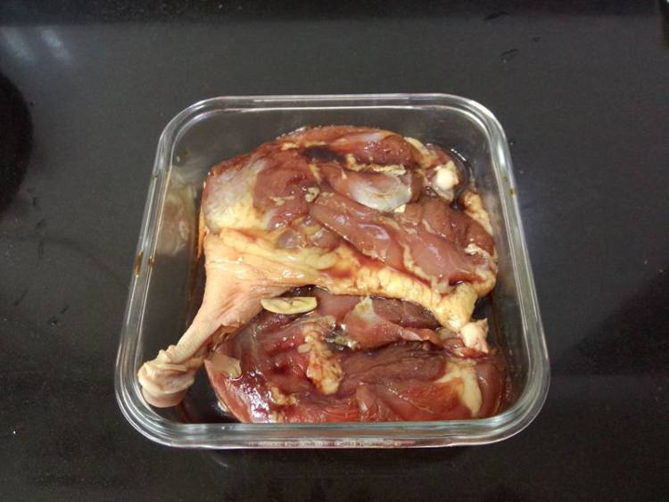 荷叶香酥鸭腿步骤4