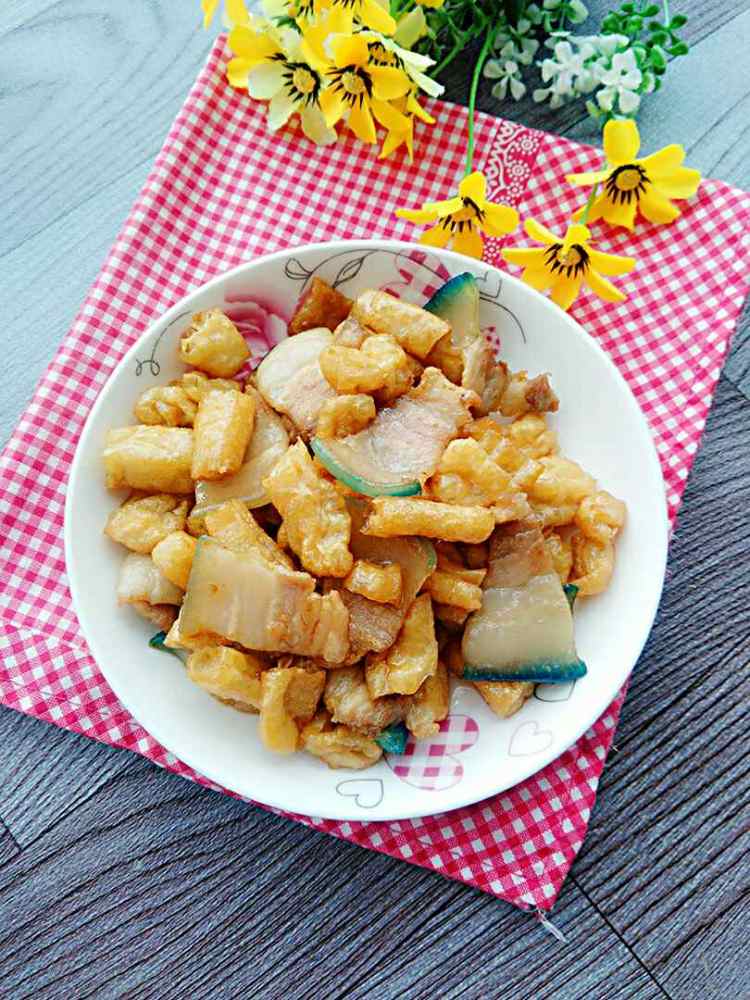 油豆腐炒肉步骤9