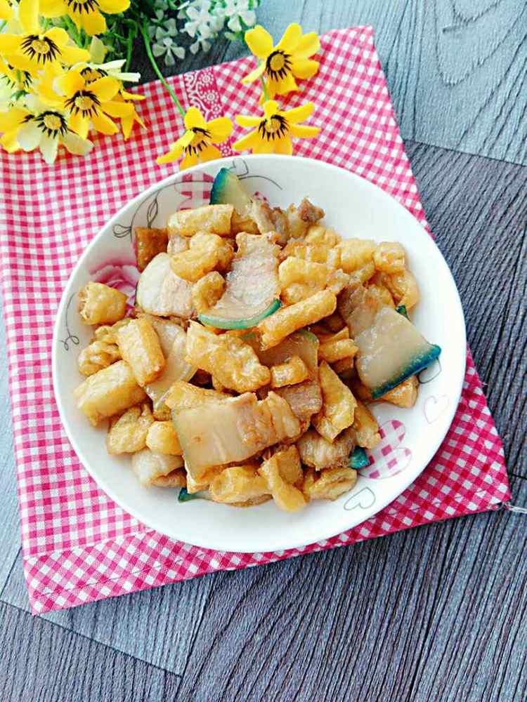 油豆腐炒肉步骤11