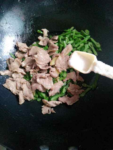 刀豆滑肉片步骤5