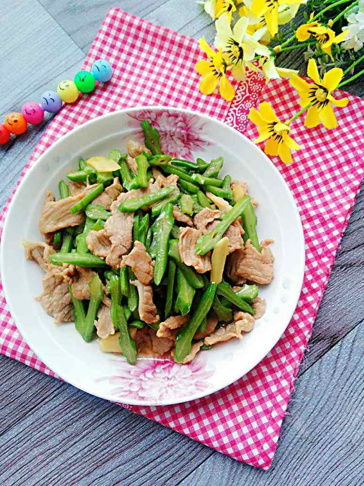 刀豆滑肉片步骤8