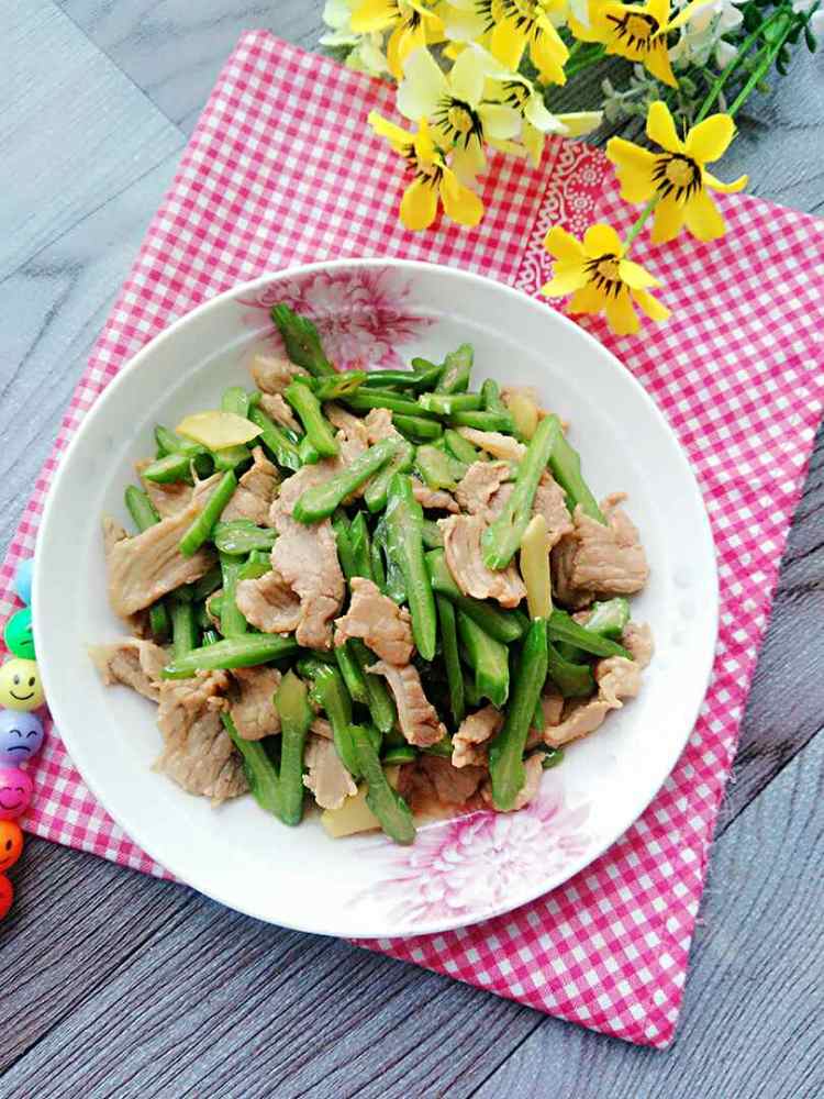 刀豆滑肉片步骤7