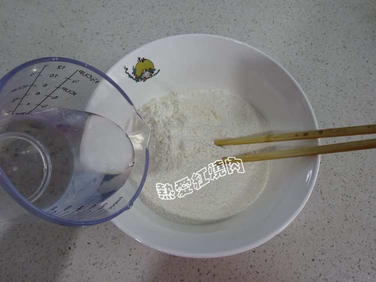 羊排扁豆粘卷子步骤2
