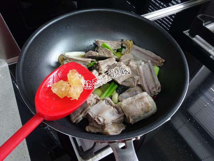 羊排扁豆粘卷子步骤7