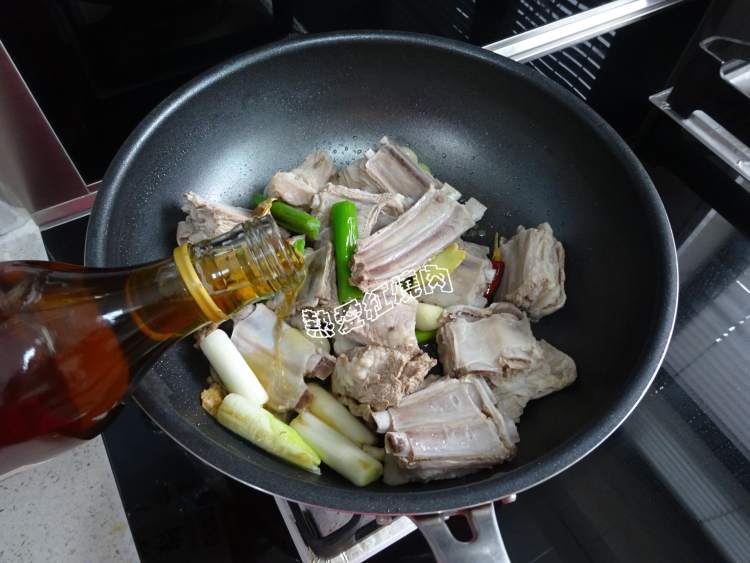 羊排扁豆粘卷子步骤8