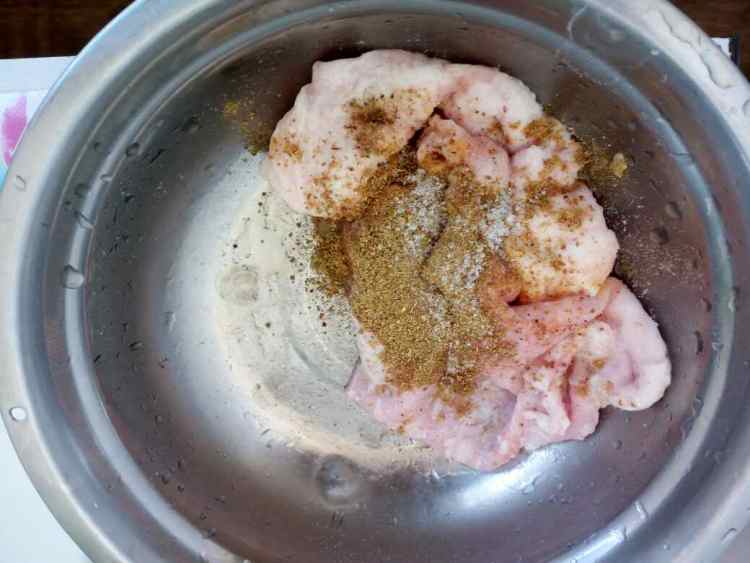香煎孜然羊皮步骤1