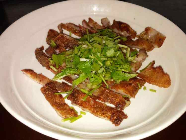香煎孜然羊皮步骤6
