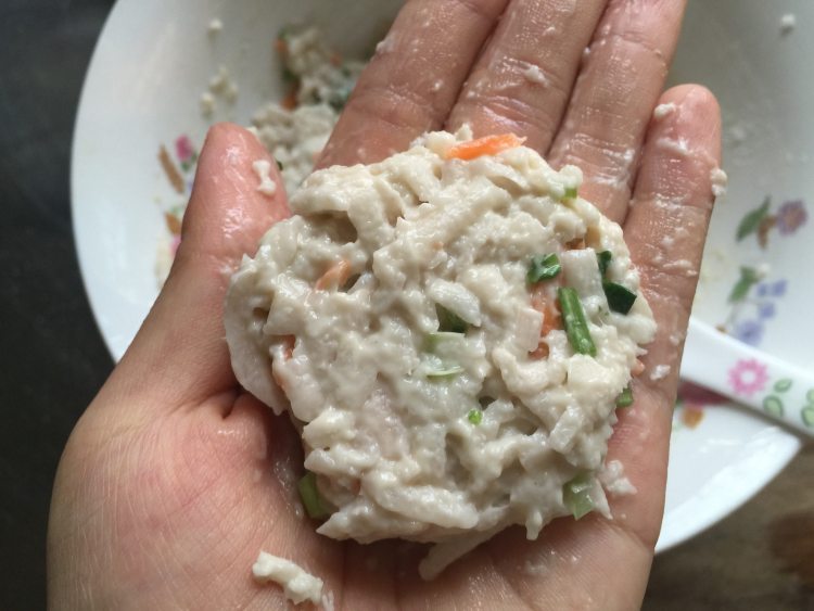 香煎鸡蛋藕饼步骤9