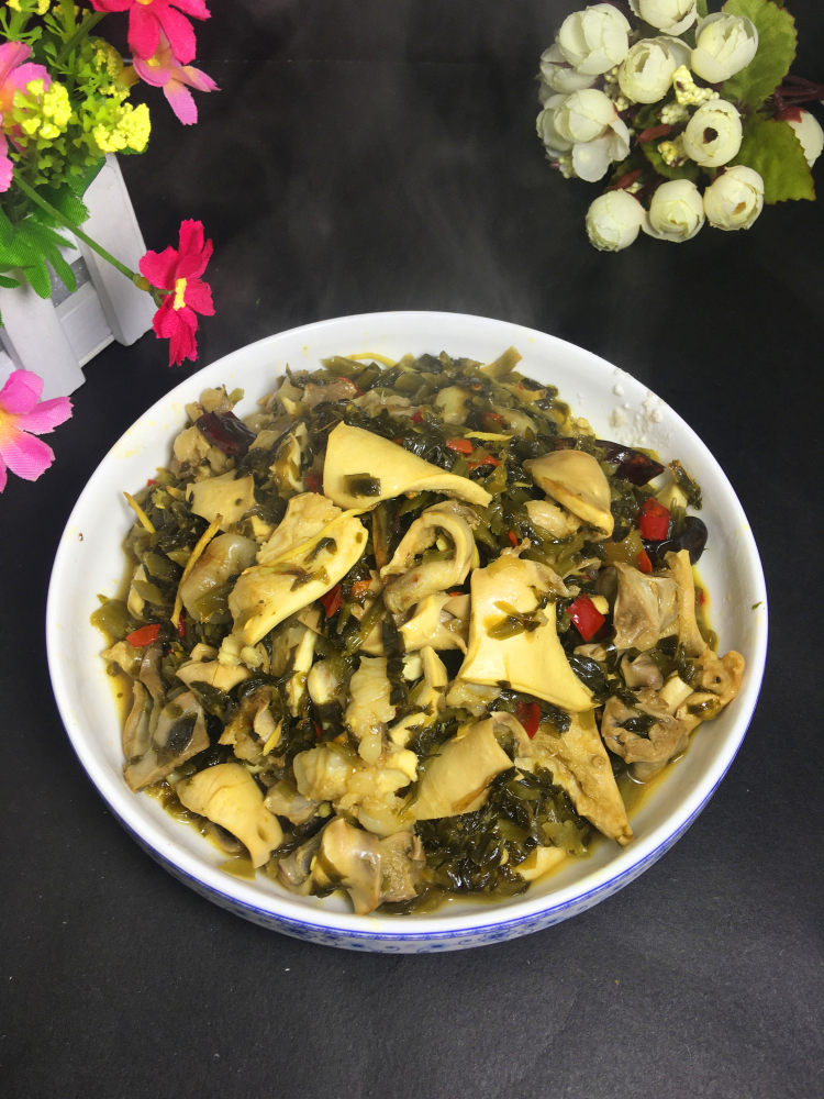 雪菜泡椒炒牛黄喉步骤15