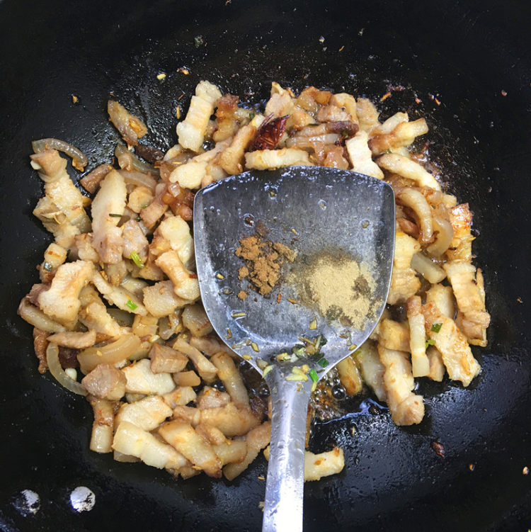 五香卤肉饭步骤11