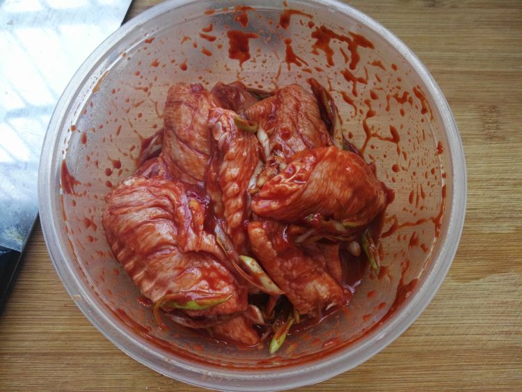黑椒腐乳烤鸡翅步骤4