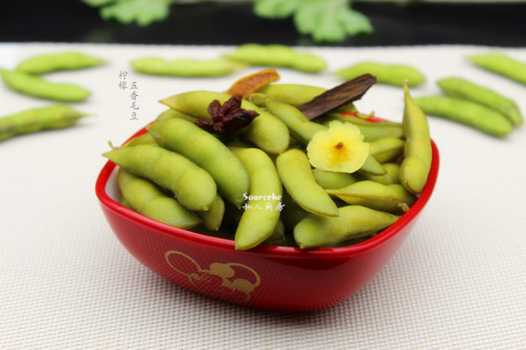 柠檬五香毛豆步骤6