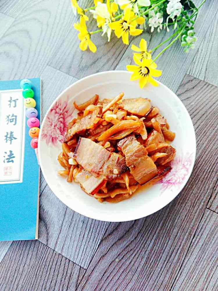 腊肉炒萝卜干步骤13