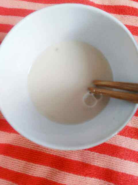 辣炒番薯粉煎蛋步骤1