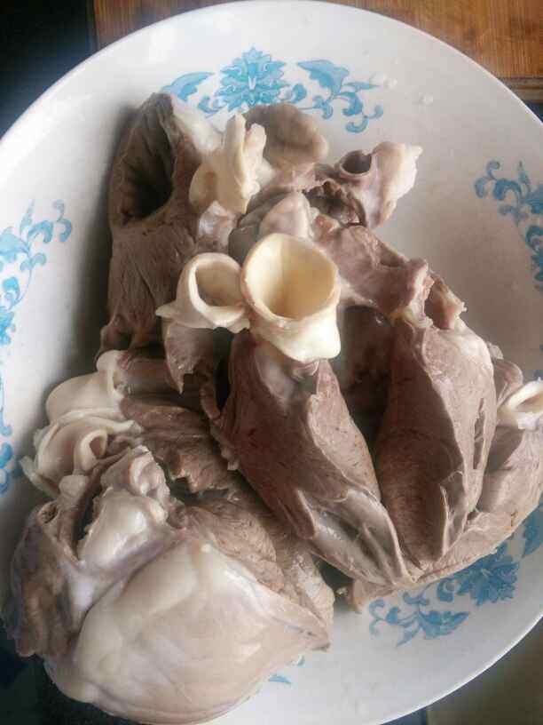 卤猪心步骤2