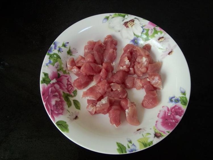腰肉炒三丁步骤3