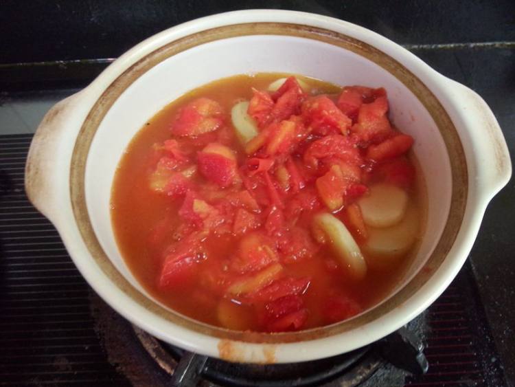 腊肉香菇炖杂蔬步骤9