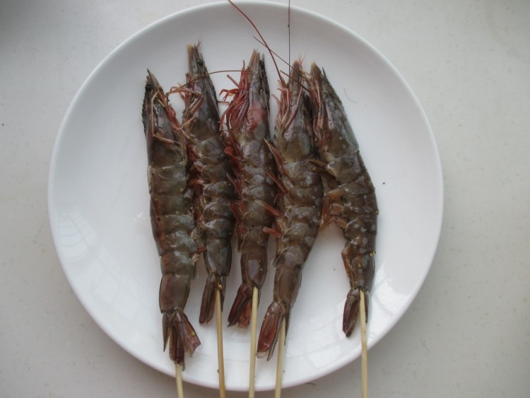 煎烤多味虾步骤7