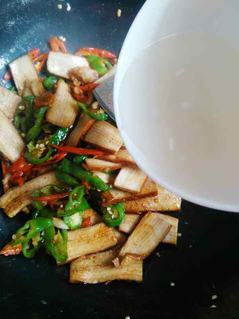 小炒豆干步骤8