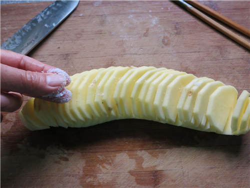 香煎土豆片步骤5
