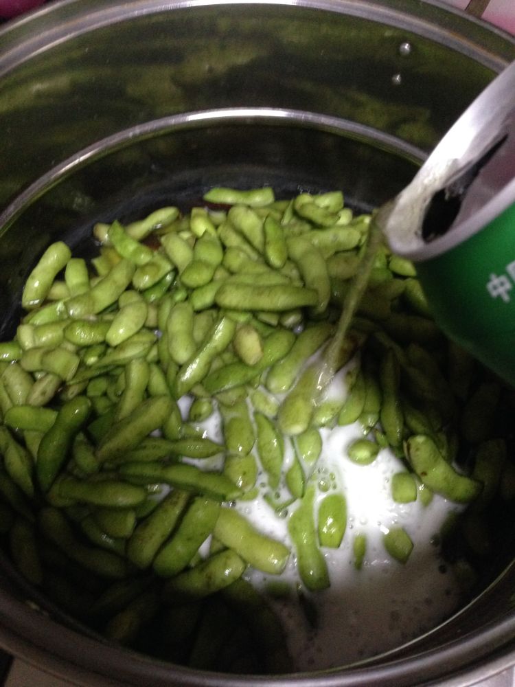 啤酒盐水毛豆步骤5