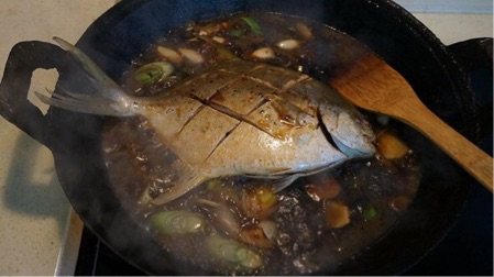红烧鲳鱼步骤8