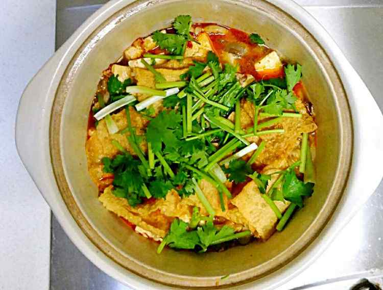 平菇豆腐煲步骤14