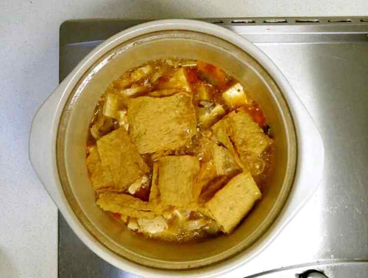 平菇豆腐煲步骤13