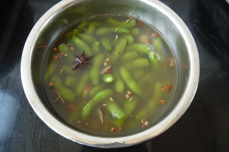 沙姜盐水毛豆步骤6