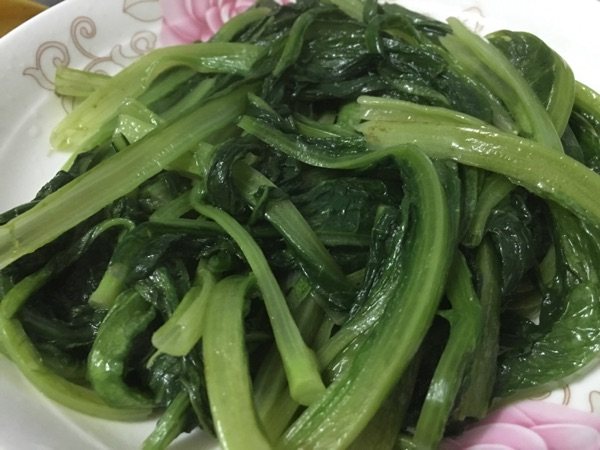 蚝油香菇扒油麦菜步骤4