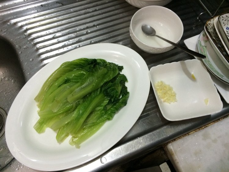 蚝油生菜步骤6