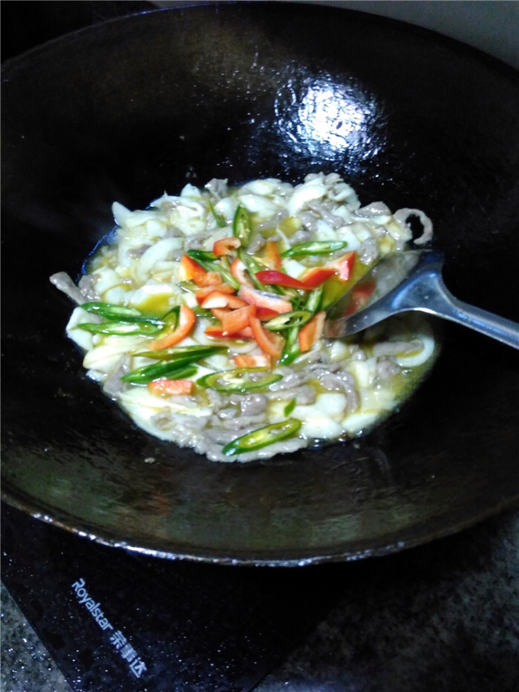 杂蔬炒肉丝步骤9