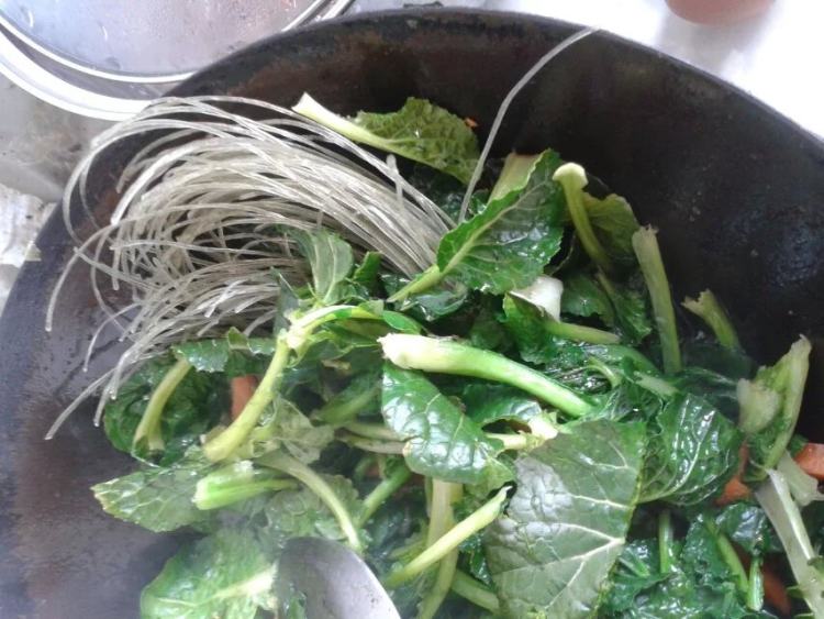 青菜粉丝步骤6