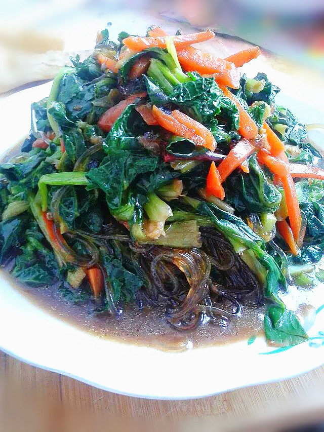 青菜粉丝步骤8