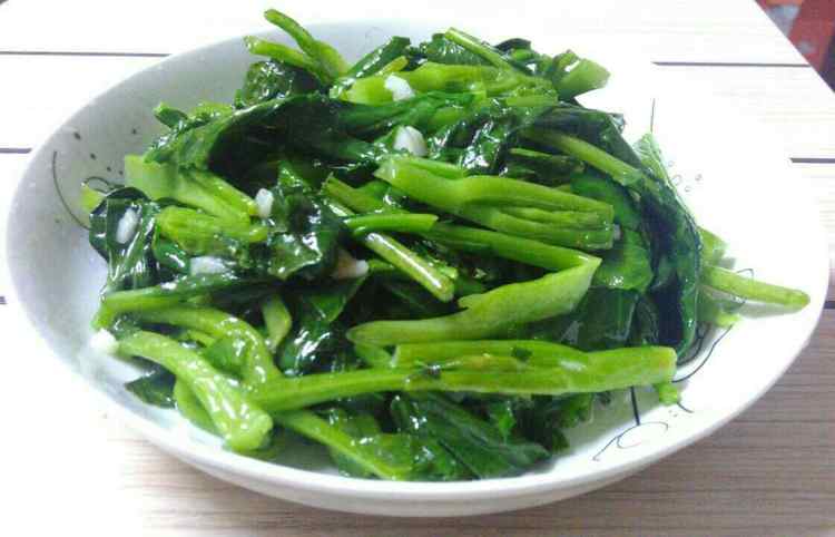 蒜蓉橄榄菜步骤5