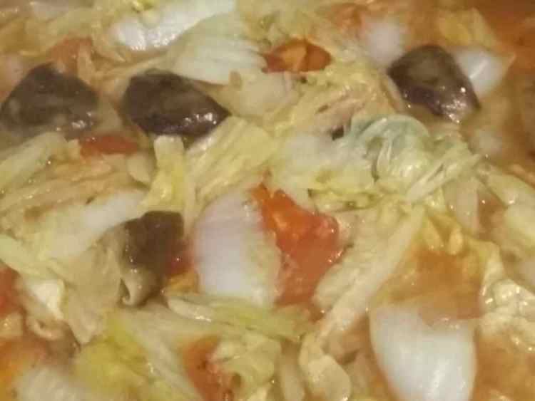 西红柿炒大白菜步骤10
