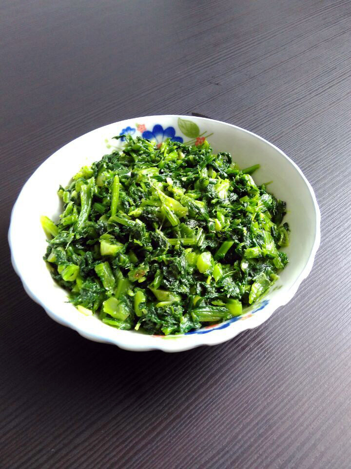 炝炒青菜步骤8