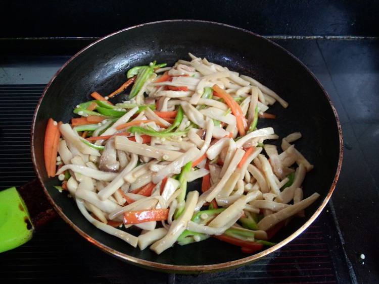 干煸杏鲍菇步骤10