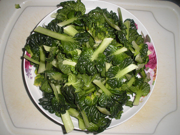 菊花菜炒豆制品步骤3