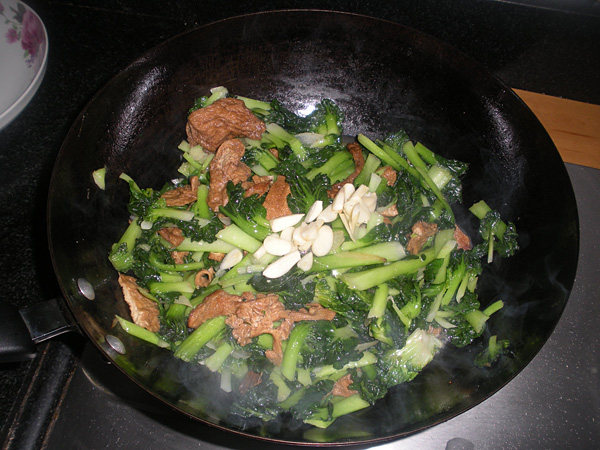 菊花菜炒豆制品步骤12