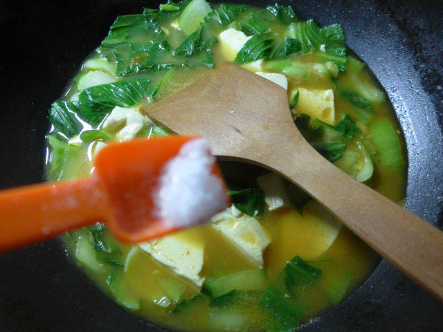 咖喱青菜豆腐步骤8