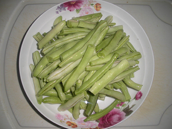 杭椒烧圆豆角步骤4