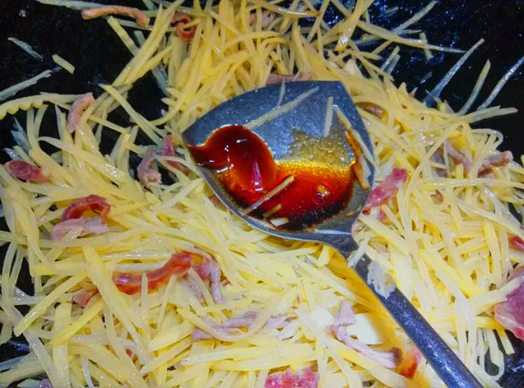 三丝土豆步骤7