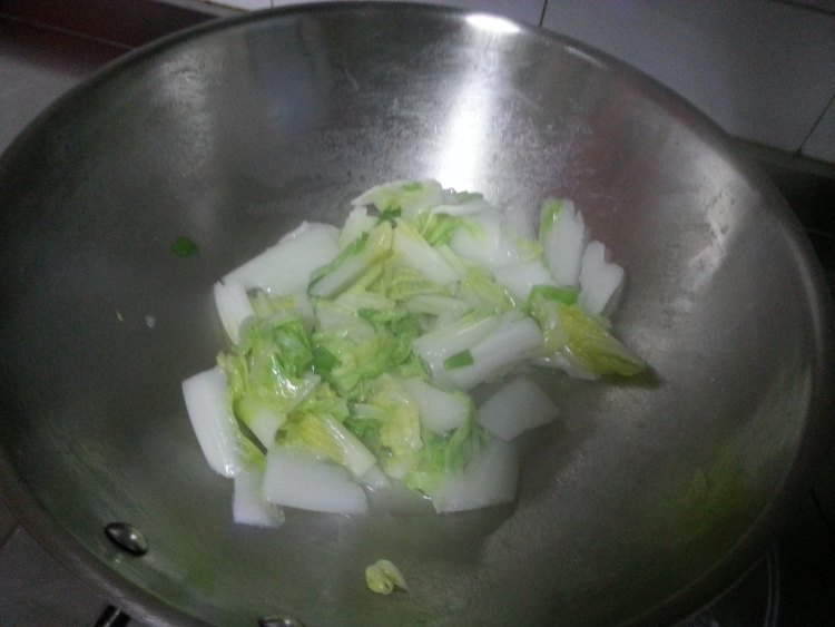 鲜炒快菜步骤2