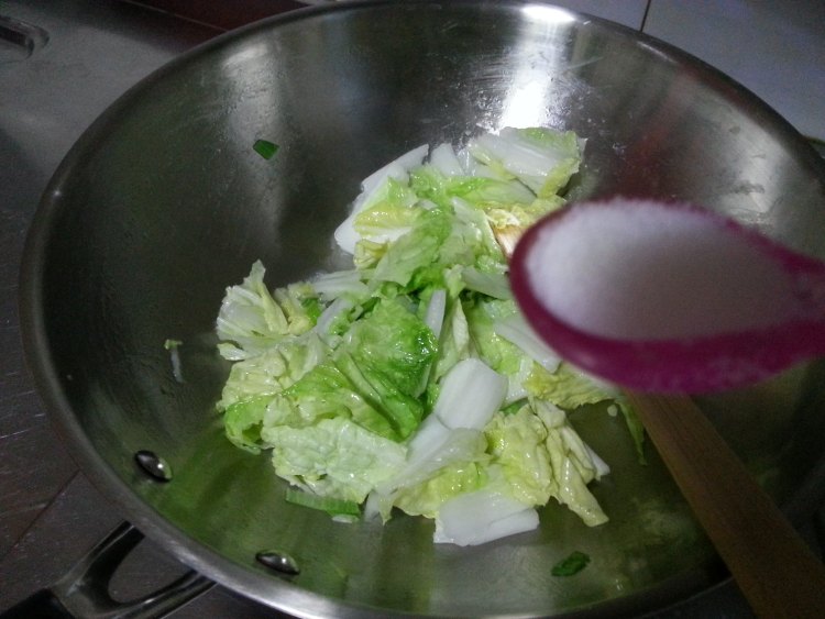 鲜炒快菜步骤4