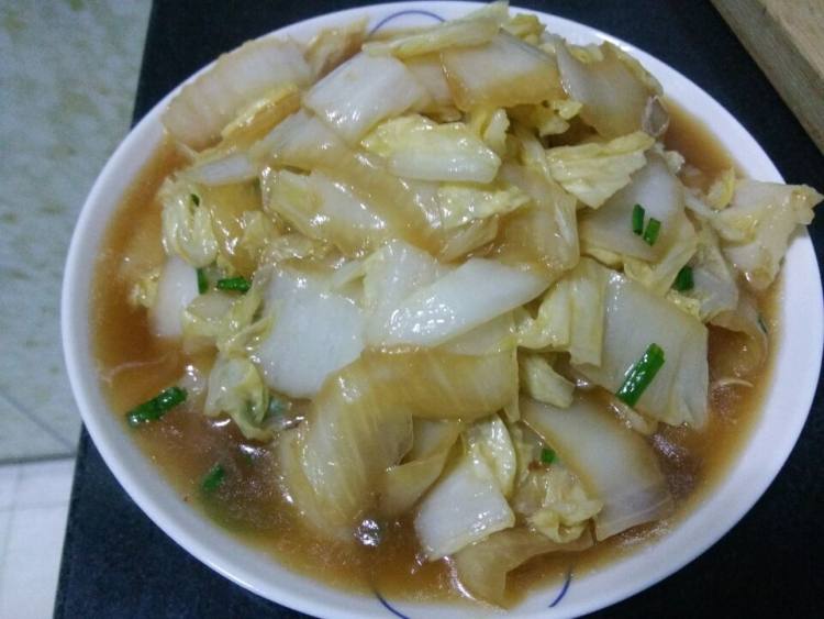 家常醋溜大白菜步骤7