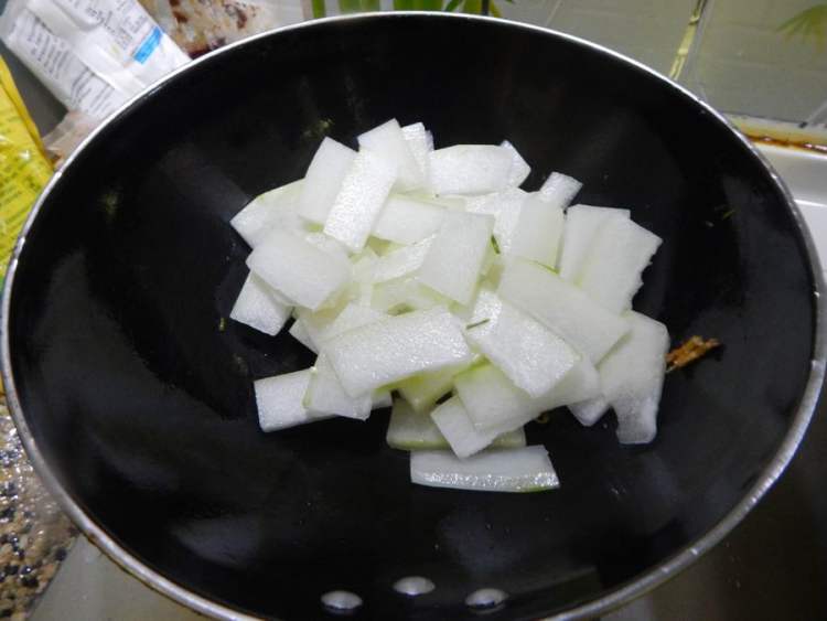 清炒冬瓜步骤2