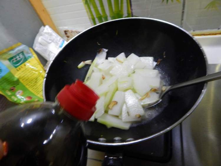 清炒冬瓜步骤7