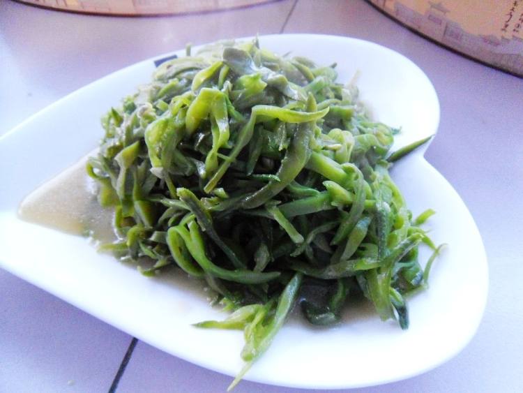 鲜味扁豆丝步骤11