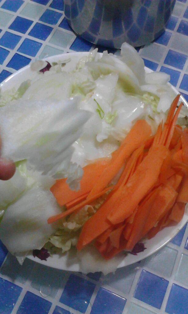 简单黑白菜步骤4